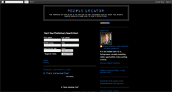 Desktop Screenshot of peoplelocate.blogspot.com