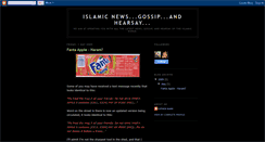 Desktop Screenshot of islamicrumors.blogspot.com