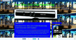 Desktop Screenshot of getfreexboxlivegoldmembership.blogspot.com