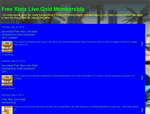 Tablet Screenshot of getfreexboxlivegoldmembership.blogspot.com