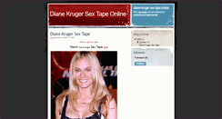 Desktop Screenshot of dianekrugersextapeeozc.blogspot.com