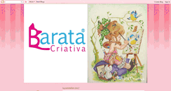 Desktop Screenshot of baratacriativa.blogspot.com