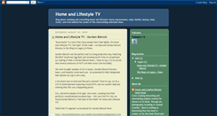 Desktop Screenshot of homeandlifestyletv.blogspot.com