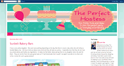 Desktop Screenshot of perfecthostessblog.blogspot.com