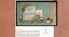 Desktop Screenshot of paperwhimsiesbymarmey.blogspot.com