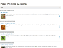 Tablet Screenshot of paperwhimsiesbymarmey.blogspot.com