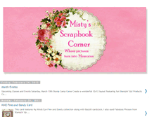 Tablet Screenshot of mistysscrapbookcorner.blogspot.com