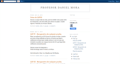 Desktop Screenshot of profdanielmora.blogspot.com