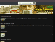 Tablet Screenshot of habla-barrio.blogspot.com