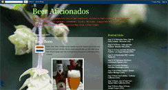 Desktop Screenshot of beeraficionados.blogspot.com