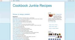 Desktop Screenshot of cookbookjunkierecipes.blogspot.com