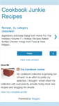 Mobile Screenshot of cookbookjunkierecipes.blogspot.com