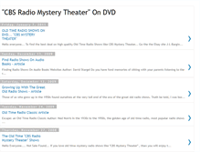Tablet Screenshot of cbs-radio-mystery-theater.blogspot.com