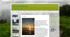 Desktop Screenshot of ecolivingfitness.blogspot.com