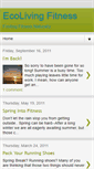 Mobile Screenshot of ecolivingfitness.blogspot.com