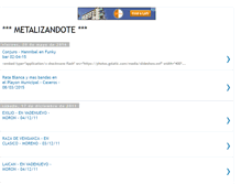 Tablet Screenshot of metalizandote-fotos.blogspot.com