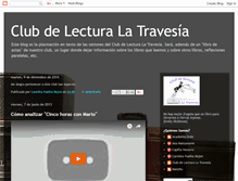 Tablet Screenshot of clublecturalatravesia.blogspot.com