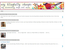 Tablet Screenshot of myblissfullychaoticlife.blogspot.com