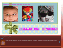 Tablet Screenshot of heavenlybaybies.blogspot.com