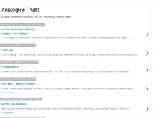 Tablet Screenshot of analogisethat.blogspot.com