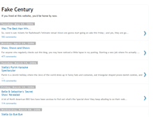 Tablet Screenshot of fakecentury.blogspot.com