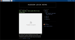 Desktop Screenshot of hudsonleicknews.blogspot.com