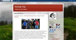 Desktop Screenshot of anorak-city.blogspot.com
