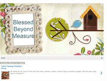 Tablet Screenshot of lisadwb-blessedbeyondmeasure.blogspot.com