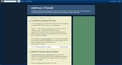 Desktop Screenshot of antivirusnfirewall.blogspot.com
