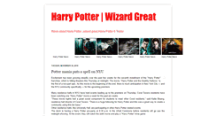 Desktop Screenshot of harry-potterwizard.blogspot.com