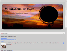 Tablet Screenshot of mibitacoradeviajes.blogspot.com