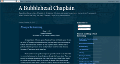 Desktop Screenshot of bubbleheadchaplain.blogspot.com