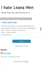 Mobile Screenshot of ihateleanawen.blogspot.com