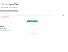 Tablet Screenshot of ihateleanawen.blogspot.com