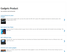 Tablet Screenshot of gadgets-product.blogspot.com