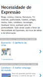 Mobile Screenshot of necessidadedeexpressao.blogspot.com