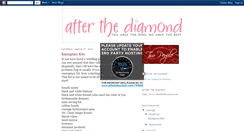 Desktop Screenshot of afterthediamond.blogspot.com