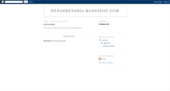 Desktop Screenshot of nenasdetobi2blogspotcom.blogspot.com