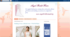 Desktop Screenshot of angelbridalhouse83.blogspot.com