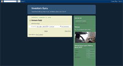 Desktop Screenshot of investorsguru.blogspot.com