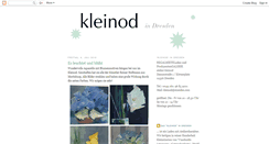 Desktop Screenshot of kleinod-dresden.blogspot.com