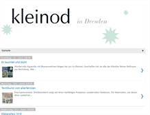 Tablet Screenshot of kleinod-dresden.blogspot.com