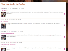 Tablet Screenshot of elarmariodelacarbo.blogspot.com