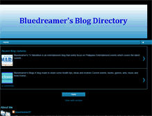 Tablet Screenshot of bluedreamersdirectory.blogspot.com