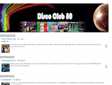 Tablet Screenshot of discoclubochenta.blogspot.com