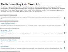 Tablet Screenshot of bmorejobs.blogspot.com