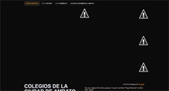 Desktop Screenshot of colegiosdeambato.blogspot.com