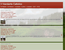 Tablet Screenshot of ilviandantecattolico.blogspot.com