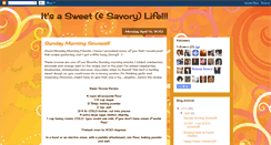 Desktop Screenshot of itsasweetsavorylife.blogspot.com