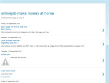 Tablet Screenshot of onlinejob-moneyhome.blogspot.com